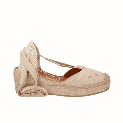 Viguera Alpargata De Esparto Lino Natural Flexible