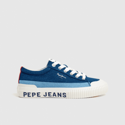 Pepe Jeans Zapatilla Lona Color Azul PBS30589