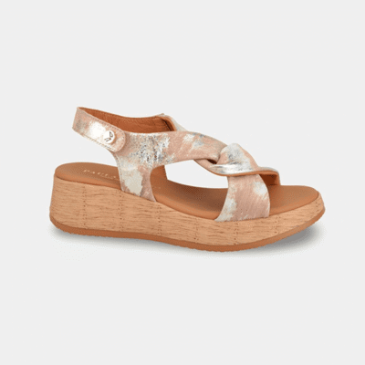 Sandalia Confort Paula Urban Piel Arena