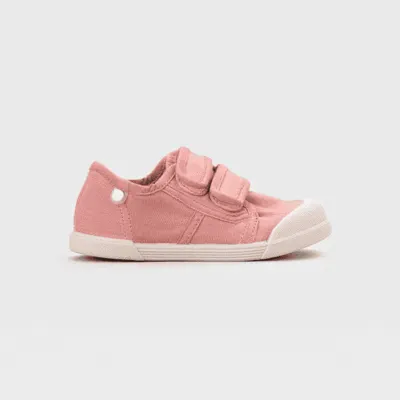 Zapatilla de lona barefoot rosa Igor niña vista principal