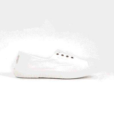 Zapatilla Inglesa De Victoria Lona Con Elástico