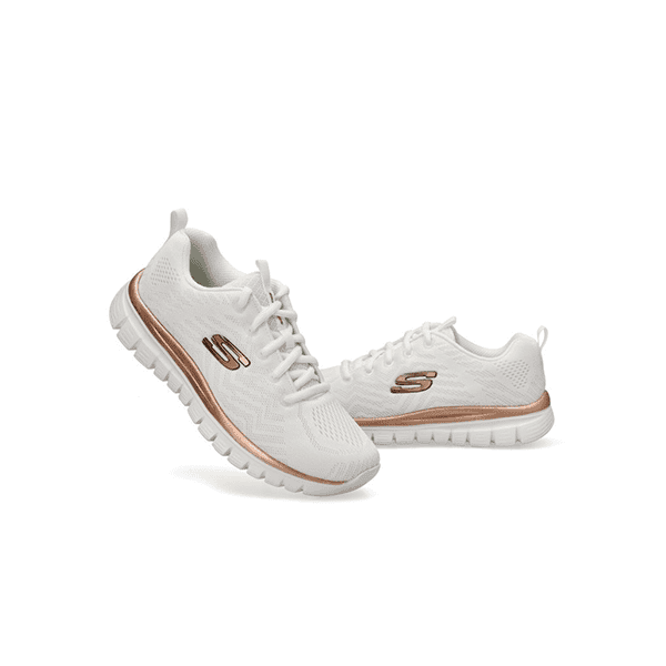 Skechers Deportiva Confort Tejido Blanco - Imagen 3