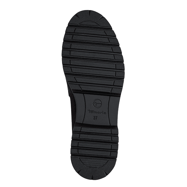 Zapato de hombre con suela antideslizante para calzado de vestir o casual, talla 37, en color negro, ideal para tiendas de calzado.