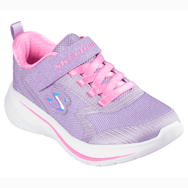 Zapatillas deportivas infantiles color lilas y rosas con suela cómoda, perfectas para calzado de niños en tiendas de calzado Luis Rico.