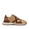 Zapatillas de deporte en tonos marrón y beige, ideales para un estilo casual y cómodo, disponibles en tiendas de calzado Luis Rico.