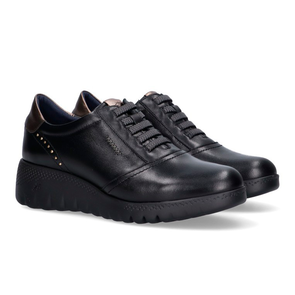 Fluchos Zapato Cómodo Con Elástico Color Negro F2096 SUGAR - Imagen 2
