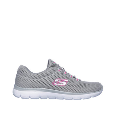 zapatillas skechers mujer gris 12985 gyhp memory foam