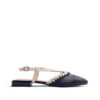 zapato gioseppo negro beige mujer 79225 kitodi