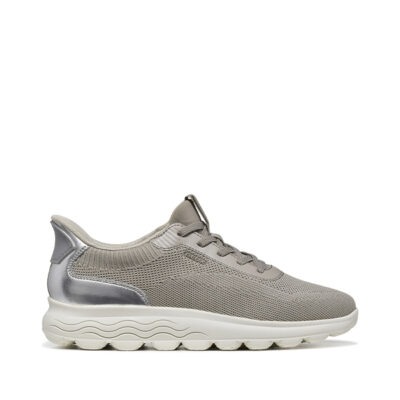 zapatillas Geox mujer gris plata