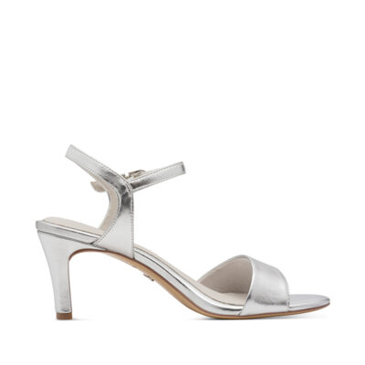 sandalias plateadas mujer elegantes Tamaris