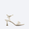 Sandalia fiesta Patricia Miller champagne mujer elegante