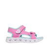 sandalias deportivas niña Skechers rosa turquesa