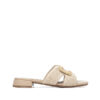 Sandalia Carmela beige mujer elegante fiesta