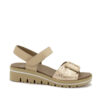 Sandalia confort mujer camel cómoda ligera Piesanto