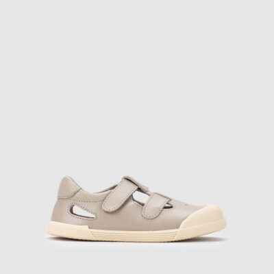 Sandalia piel niño color arena sand natural Igor