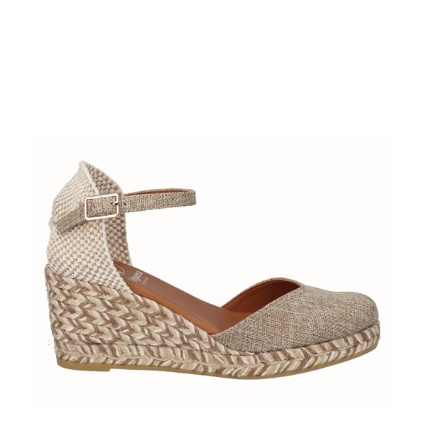 Alpargatas VIGUERA 2324 beige mujer verano 2026 cuña esparto cómoda