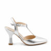 Zapato vestir mujer plata Patricia Miller elegante fiesta