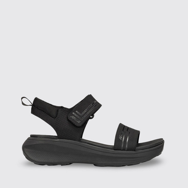 Sandalia deportiva mujer negra ligera verano Atom