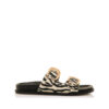 sandalias mujer Mustang blanco negro bio cómodas verano