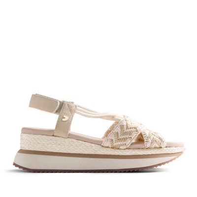 Sandalia mujer off white Gioseppo cómoda verano