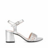 sandalias fiesta mujer plata elegantes Patricia Miller