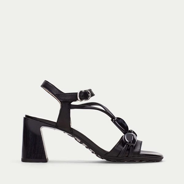 sandalias mujer elegantes negras Hispanitas orquídea