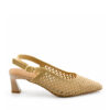 Zapato destalonado vestir camel mujer Miss Elastic elegante cómodo versátil