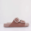 Sandalia playa piscina rosa brillo goma mujer Igor Habana hebilla suela 3cm
