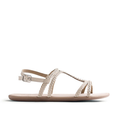 sandalias barefoot mujer piel cómodas Gioseppo off white
