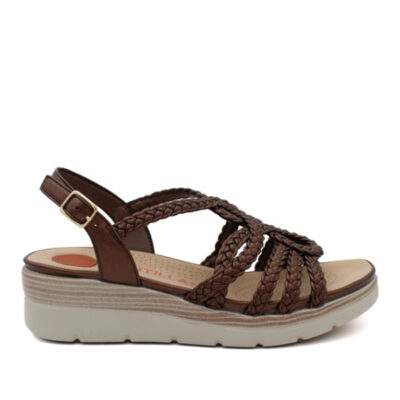 sandalias confort mujer Doctor Cutillas bronce cómodas