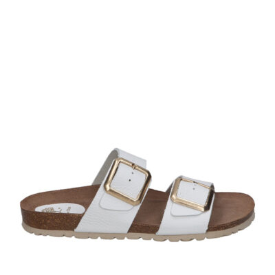sandalias bio mujer Inter-Bios blancas cómodas y ligeras