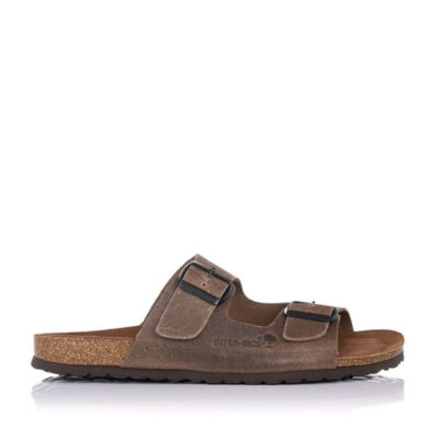 sandalias bio hombre Inter-Bios pardo cómodas