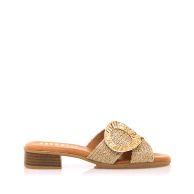 sandalias mujer Mustang natural sin cierre cómodas