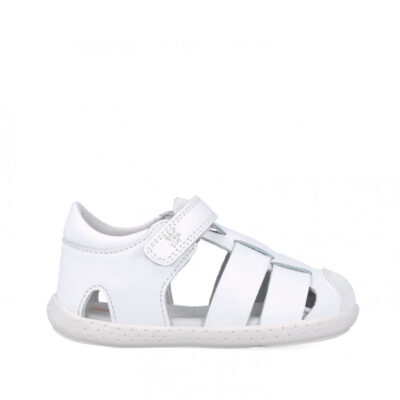 Zapato sandalia niño blanco Biomecanics flexible transpirable cómodo día activo