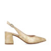 Zapato destalonado Patricia Miller champagne elegante para mujer