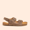 Sandalia El Naturalista Arizona Stone hombre con triple hebilla