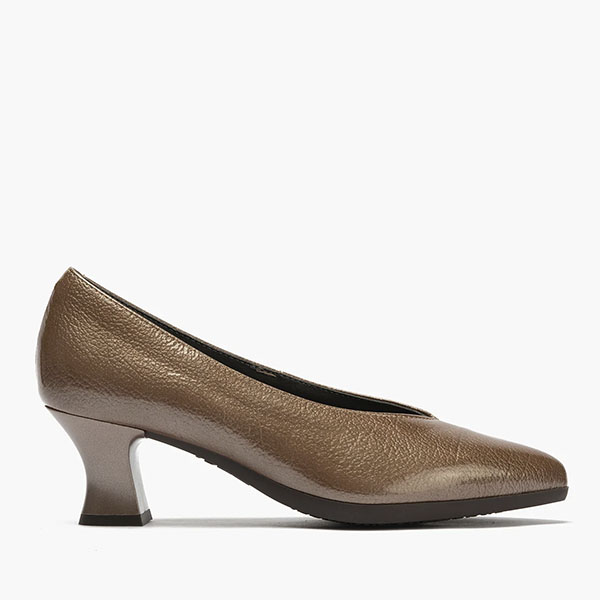 Zapatos vestir mujer topo charol Pitillos vista principal