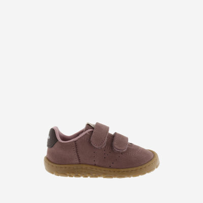 Zapatillas barefoot niña Victoria malva serraje vista principal