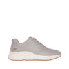 zapatilla deportiva mujer taupe memory foam Skechers vista principal