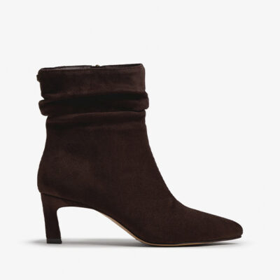 Botines de Tacón Mustang Moka Mujer