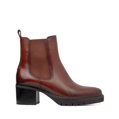 Botines mujer piel marrón tacón 5 cm Callaghan Laura vista principal