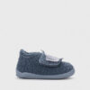Zapatillas de casa niño azul borreguito velcro elefante Igor Homie vista principal