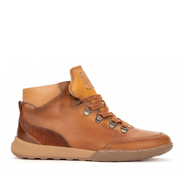 Botines deportivos mujer piel brandy Pikolinos Viana vista principal