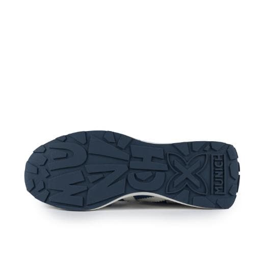 Munich Zapatilla Piel Azul Gris Xemine - Imagen 2