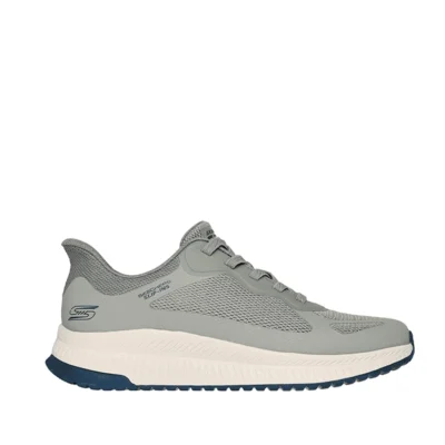 Zapatillas Skechers Slip-Ins color oliva sin cordones para hombre con suela flexible y plantilla Memory Foam