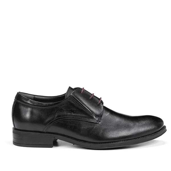 Fluchos Zapato de Vestir con Cordones y Cámara de Aire para Hombre Color Negro