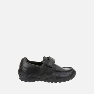 Zapatos colegiales negros Geox niño J9309B