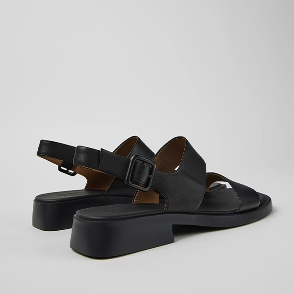 Sandalias mujer Camper negras piel - Imagen 6