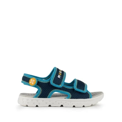 Sandalias playa piscina niño azul doble velcro Munich