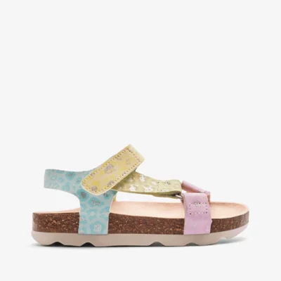sandalias bio niña velcro Conguitos multicolor